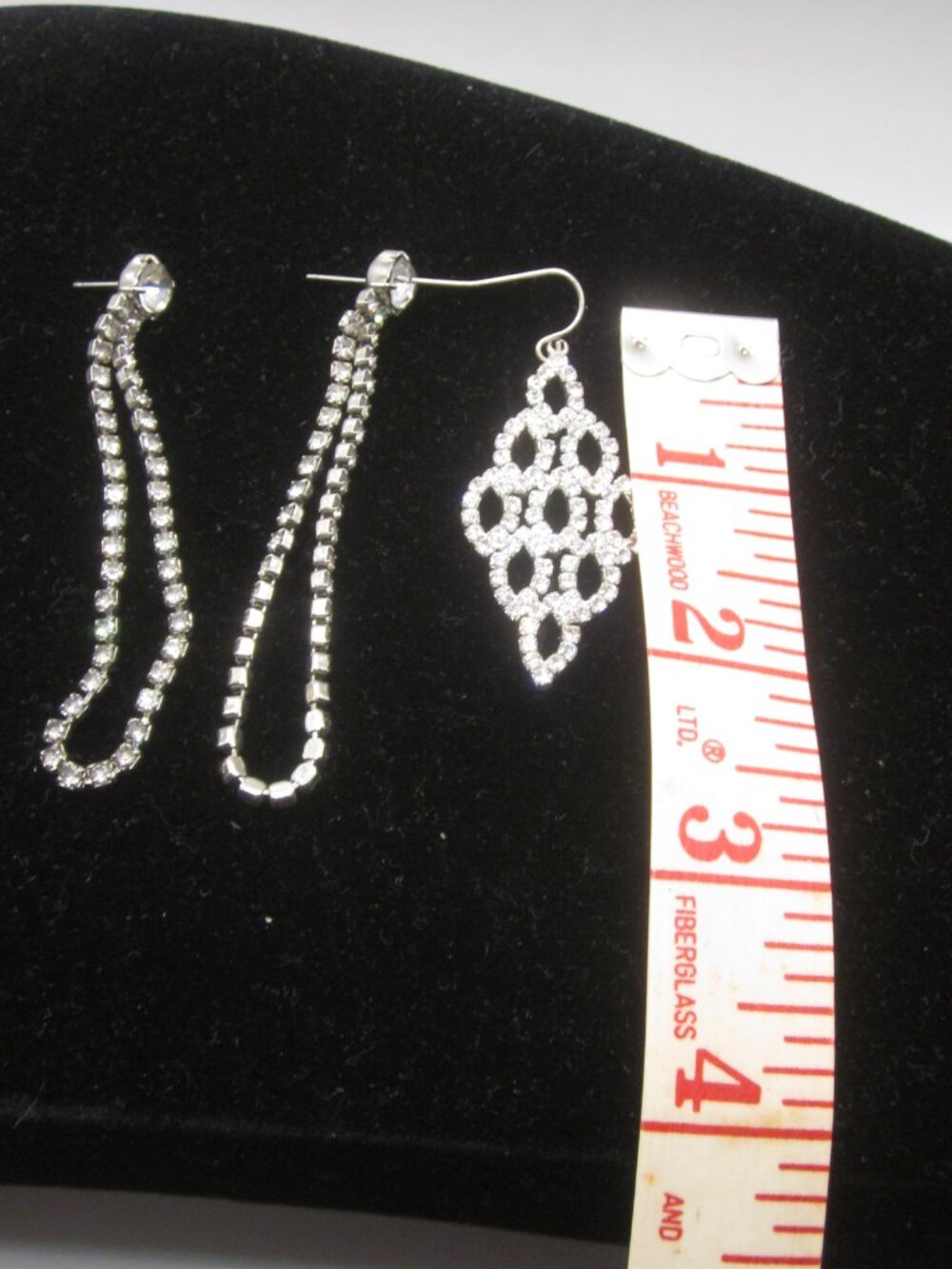 Clear Rhinestone Earring Bundle - Picture 3 of 5